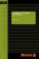 Couverture du livre « Le problème de l'incroyance au XVIII siècle » de Paul Pelckmans aux éditions Presses De L'universite De Laval