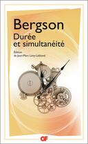 Couverture du livre « Durée et simultanéité » de Henri Bergson aux éditions Flammarion