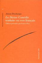 Couverture du livre « La divine comedie traduite en vers francais » de Deschamps Antoni aux éditions Rosenberg And Sellier
