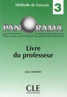 Couverture du livre « Panorama niveau 3 professeur » de Jacky Girardet aux éditions Cle International