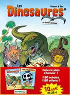 Couverture du livre « Les dinosaures en bande dessinée t.1 » de Arnaud Plumeri et Bloz aux éditions Bamboo