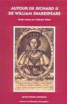 Couverture du livre « Autour de richard ii de william shakespeare » de Winter G aux éditions Pu D'artois