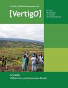 Couverture du livre « VERTIGO T.7/2 ; l'Afrique face au développement durable » de Vertigo aux éditions Editions En Environnement