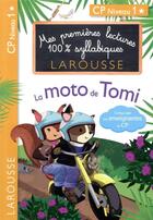 Couverture du livre « Premieres lectures 100 % syllabiques larousse : la moto de tomi » de Levallois/Heffner aux éditions Larousse