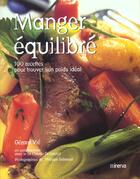 Couverture du livre « Manger Equilibre Avec Un Grand Chef » de Vie/Exbrayat aux éditions La Martiniere