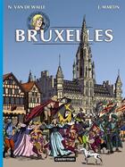 Couverture du livre « Les voyages de Jhen : Bruxelles » de Jacques Martin et Nicolas Van De Walle aux éditions Casterman