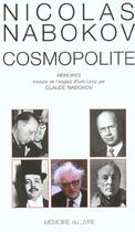 Couverture du livre « Cosmopolite » de Nabokov-N aux éditions Memoire Du Livre