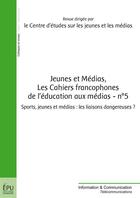 Couverture du livre « Jeunes et medias, les cahiers francophones de l'education aux medias - n 5 » de  aux éditions Publibook