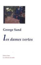 Couverture du livre « Les dames vertes » de George Sand aux éditions Paleo