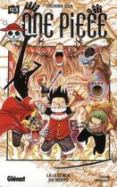 Couverture du livre « One Piece Tome 43 : la légende du héros » de Eiichiro Oda aux éditions Glenat