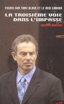 Couverture du livre « Essais sur tony blair et le new labour » de Philippe Marliere aux éditions Syllepse