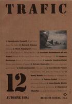 Couverture du livre « Revue Trafic N.12 » de Revue Trafic aux éditions P.o.l