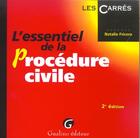 Couverture du livre « Essentiel de la procedure civile (l') » de Natalie Fricero aux éditions Gualino