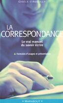 Couverture du livre « Correspondance » de Assailly aux éditions Marabout
