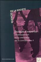 Couverture du livre « Strategie d'expertise » de Darreon Jean Lo aux éditions Pu Du Midi