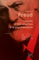 Couverture du livre « Leçons d'introduction à la psychanalyse (2e édition) » de Freud Sigmund aux éditions Puf