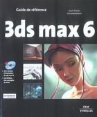 Couverture du livre « 3ds max 6 avec cd-rom » de Couwenbergh J-P aux éditions Eyrolles