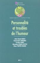 Couverture du livre « Personnalite Et Troubles De L Humeur » de Hardy Bayle Mc aux éditions Doin
