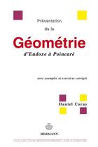 Couverture du livre « Présentation de la géometrie d'Euxode à Poincaré » de Daniel Coray aux éditions Hermann