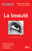 Couverture du livre « La beauté ; thème de culture général HEC 2009 » de Nicolle aux éditions Breal
