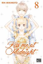 Couverture du livre « Kiss me at midnight Tome 8 » de Rin Mikimoto aux éditions Pika