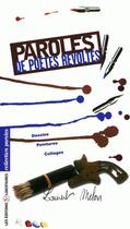 Couverture du livre « Paroles de poètes révoltés » de Laurent Melon aux éditions Editions Libertaires