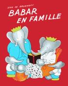 Couverture du livre « Babar en famille » de Jean De Brunhoff aux éditions Ecole Des Loisirs