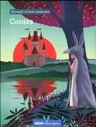 Couverture du livre « Contes ; Perrault, Grimm, Andersen » de  aux éditions Philippe Auzou