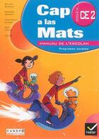 Couverture du livre « Cap a las mats ; CE2 ; manuau de l'escolan » de Charnay et Combier et Duss aux éditions Crdp Bordeaux