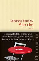 Couverture du livre « Attendre » de Sandrine Roudeix aux éditions Flammarion