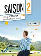 Couverture du livre « Saison 2 - Carte De Telechargement Numerique Eleve - 10 Codes » de Cocton-M-N aux éditions Didier