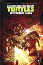 Couverture du livre « Les Tortues Ninja - TMNT Tome 11 : leatherhead » de Kevin Eastman et Tom Waltz et Mateus Santolouco aux éditions Hicomics