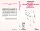 Couverture du livre « La femme dans la langue du peuple au bresil » de Vasconcellos Eliane aux éditions L'harmattan
