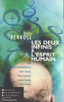 Couverture du livre « Les deux infinis et l'esprit humain » de Roger Penrose aux éditions Flammarion