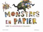 Couverture du livre « Monstres en papier » de Oscar Sabini aux éditions Actes Sud Junior