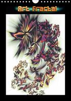 Couverture du livre « Art fractal calendrier mural 2018 din a4 vertical - art fractal numerique calendri » de Marc Bleriot J aux éditions Calvendo