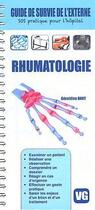 Couverture du livre « Guide de survie de l'externe rhumatologie » de Brat G. aux éditions Vernazobres Grego