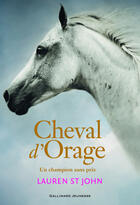 Couverture du livre « Cheval d'orage » de Lauren St John aux éditions Gallimard Jeunesse