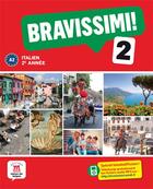 Couverture du livre « BRAVISSIMO ! 2 : italien ; livre de l'élève » de  aux éditions La Maison Des Langues