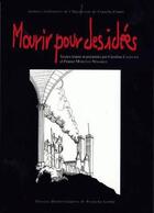 Couverture du livre « Mourir pour des idées » de M Cazanave Caroline aux éditions Pu De Franche Comte