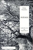 Couverture du livre « Poèmes » de Fiodor Tiouttchev aux éditions Interferences
