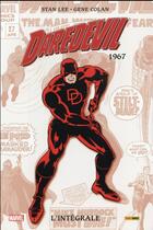 Couverture du livre « Daredevil : Intégrale vol.3 : 1967 » de Gene Colan et Stan Lee aux éditions Panini