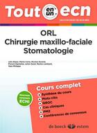 Couverture du livre « ORL ; chirurgie maxillo-faciale ; stomatologie » de  aux éditions Estem