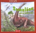 Couverture du livre « Sur les traces des dinosaures ; Samaléou, celui qui touche le ciel » de  aux éditions Pemf