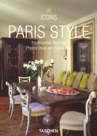 Couverture du livre « Paris style » de Christiane Reiter aux éditions Taschen