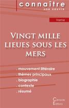 Couverture du livre « Vingt mille lieues sous les mers, de Jules Verne » de  aux éditions Editions Du Cenacle