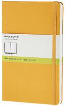 Couverture du livre « Carnet gd format pages blanches jaune orange couv rigide » de Moleskine aux éditions Moleskine