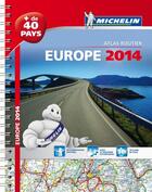 Couverture du livre « Europe 2014 - atlas routier et touristique (a4-spirale) » de Collectif Michelin aux éditions Michelin