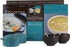 Couverture du livre « Coffret petites cocottes, soupes » de Nicole Renaud aux éditions Grund