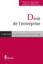 Couverture du livre « Droit de l'entreprise » de Nicolas Thirion aux éditions Éditions Larcier